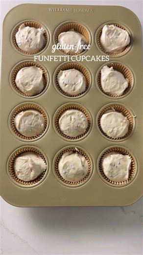 Gluten-Free Funfetti Cupcakes