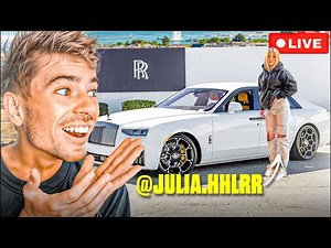 (Partie 2) Live IRL: En ROLLS-ROYCE à Genève avec Julia HLR