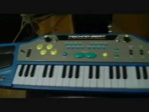 Circuit Bent "Techno-Beat" Electronic Keyboard