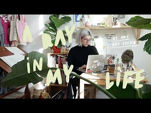 day in the life of an illustrator living in Brooklyn ☁