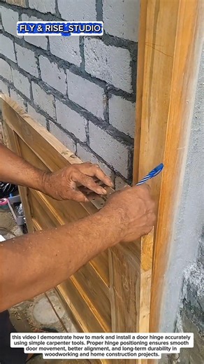 Perfect Door Hinge Installation | Simple Carpenter Trick That Professionals Use (Step by Step)