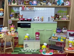 第一次拍沉浸式，也太难了吧！不过MOLLY好可爱！#MINIME #molly #molly料理系列 #微缩 #食玩
