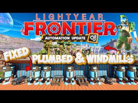 FIXED the Automation and Adding Windmills to the Mix - Lightyear Frontier: Automation Update