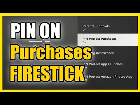 How to Put Password or PIN on Purchases for Amazon Fire TV Stick (Fast Method)
