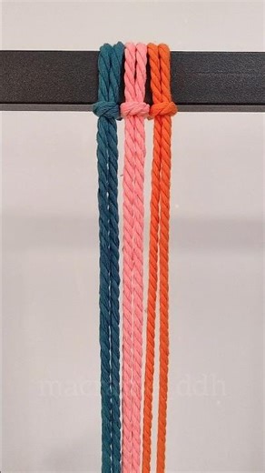 Easy Macrame Knot Tutorial | Viral DIY Pattern #Shorts