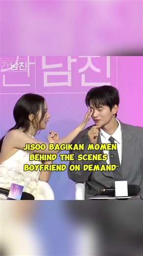 Jisoo Bagikan Momen Behind the Scenes “Boyfriend on Demand” #jisoo #seoinguk #boyfriendondemand