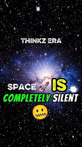 Why Is There No Sound in Space | Space looks loud… but it’s dead silent 😳 | Thinkz Era | Space Facts