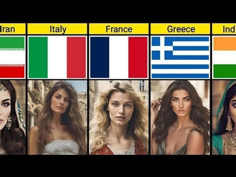 AI-Generated Women from Different Countries! 🌍🤖 | Stunning AI Art & Cultural Diversity