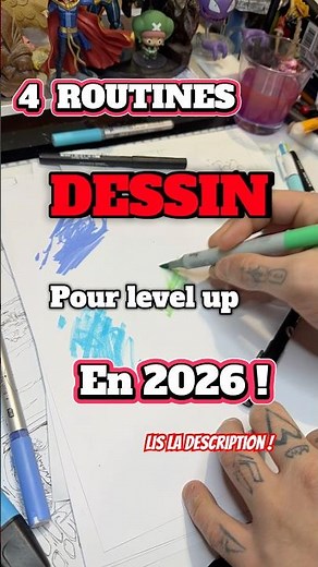 Tu veux PROGRESSER en DESSIN ? ✍️ les astuces en description ⬇️ #drawing #art #manga #mangaka