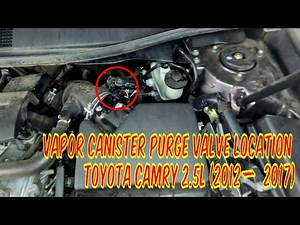 Toyota Camry Vapor Canister Purge Valve Location (2012-2017, 2.5L Engine)