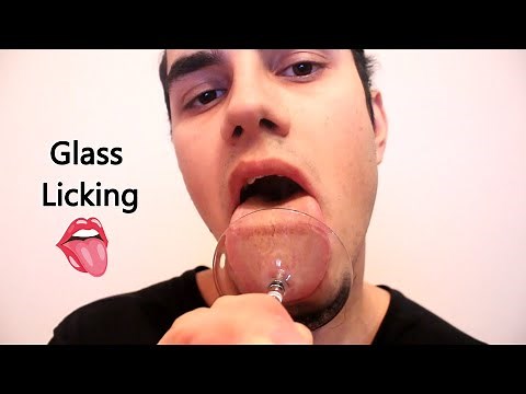 Glass Licking ASMR(No Talking)