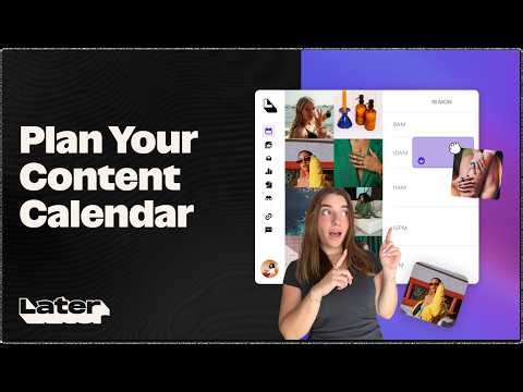 How to Plan a Social Media Content Calendar (Visual Planner + UGC Tutorial)
