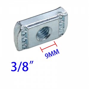 [Hot Item] 3/4 Strut Channel Nuts, No Spring Thickened Nut with Zinc Plated, Without Spring Nuts Use on Unistrut Channels