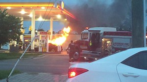 6.8K views · 68 reactions | WHOA! An NBC12 Editor shot this video of a car engulfed in flames at the Shell gas station along the Midlothian Turnpike near Carnation Street. Thankfully, Richmond crews were able to put the blaze out quickly. No word on injuries or what sparked the flames. | 12 On Your Side | Facebook