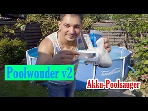 Poolwonder v2 Akku Poolsauger Test #poolwonder #pool #poolsauger