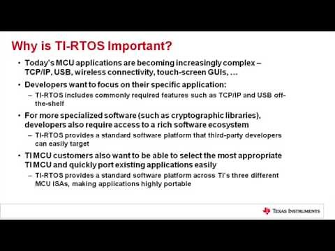 TI-RTOS Overview