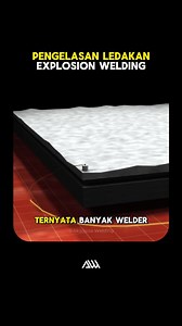 Pengelasan Ledakan / Explosion Welding Process #welderindonesia #welderindonesia🇮🇩 #akademiwelding #tukanglasindonesia #welder #salamsenimanapi💥 #weldingexplosion | Akademi Welding