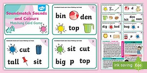 Soundmatch Sounds and Colours Matching Card Game