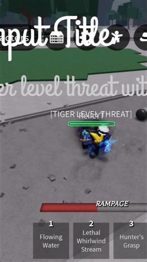 Tiger Level Threat With Exploits | Roblox TSB #roblox #tsb