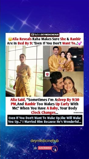 😲 “Raha Makes Us Sleep by 9!” — Alia Bhatt’s Honest Parenting Truth 💕👶#trendingshorts #fypシ #shorts