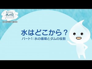 【水はどこから？】パート1：水の循環とダムの役割