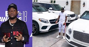 OBO! Davido shows off his expensive car collection after adding a brand new 2018 Bentley Bentyaga. (Photo) - YabaLeftOnline