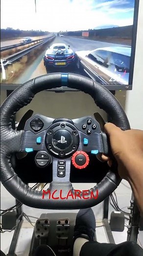 Logitech G29 gameplay Mclearn #g29steeringwheel #forzahorizon5 #fh5
