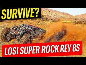 GIANT LOSI Super Rock Rey 8S First Run! Will This RC Survive the Durability Test?