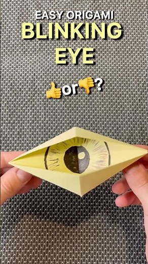 👁️ Easy Origami Blinking Eye | How to Make a Moving Paper Eye (Step-by-Step)