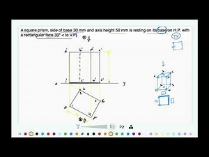 📐 Engineering Graphics – Projection of Solids | Square & Pentagonal Prism Examples Explained ✍️