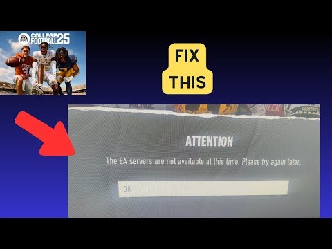 How to Fix An Error has Occurred While downloading the latest roster in College Football 25