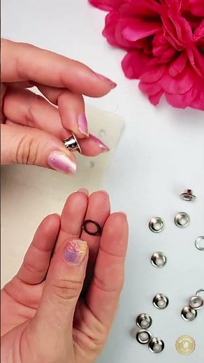 How to Install Groomets on Fabric. #sewinglessons #grommets