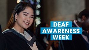 It's Deaf Awareness Week and we wanted to share an inspiring story from our Computing graduate, Brianna 🎓 Born with a severe hearing impairment, she's the perfect example of an individual determined not to let anything get in the way of her dreams and we couldn't be more proud #DAW2020 | Arden University