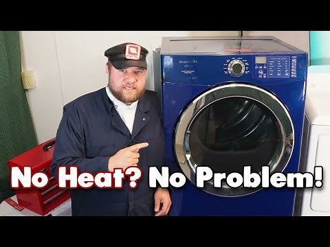 Frigidaire Electrolux Dryer Won't Heat - How to Find and Fix a Stackable Frigidaire Dryer