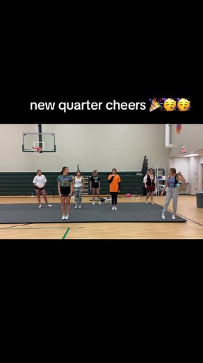 still workin but yay for new cheers #football #cheer