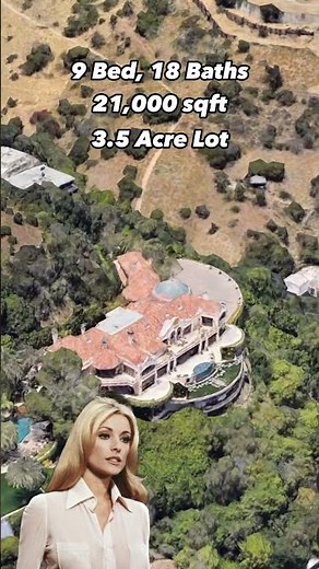 Sharon Tate's Old House - The NEW Mansion On Cielo Drive #shorts #realestate #losangeles