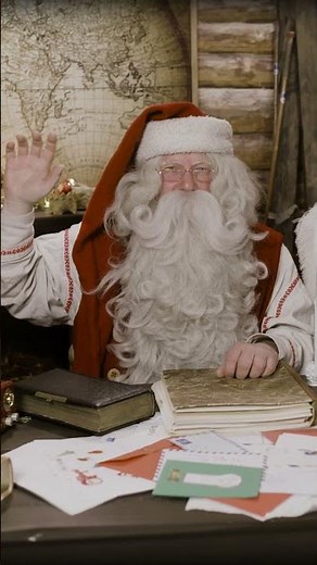 Santa's message to children: Merry Christmas & Happy New Year kids - Lapland #christmas #santa