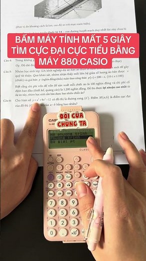 Use a Casio 880 calculator #casio #maths #brandreflection