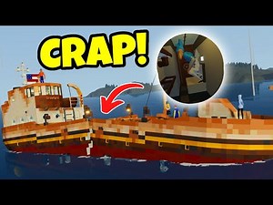 Ship Splits in Half WHILE IM TAKING DUMP! (Stormworks)