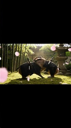 Ninja Capybaras Fighting #animal #capybara #funny #ninja