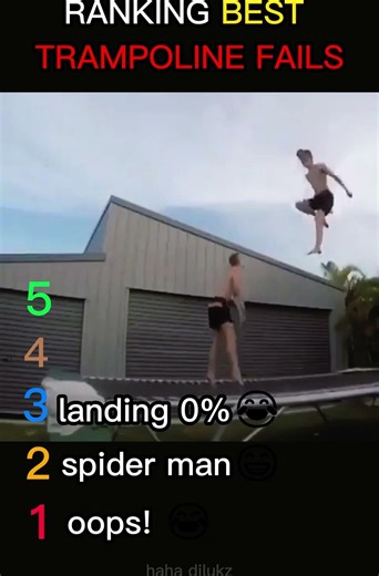 "Try not to laugh at these trampoline fails!" #trampolinefails #funnyfails