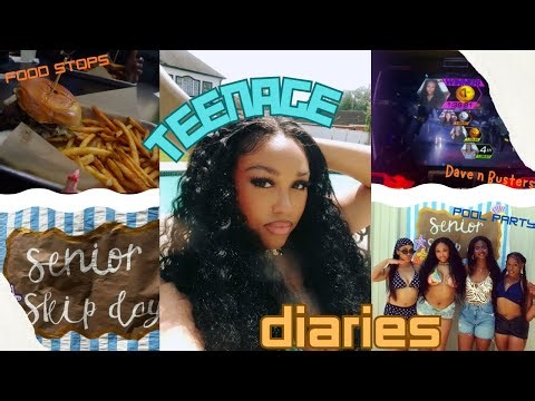 TEENAGE DIARIES 💟 | senior skip day, pool party, arcade, etc || Jania E’lise