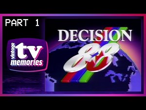 November 21, 1988 - CFTO & CTV News Decision 88 - Election Coverage with Lloyd Robertson - PART 1