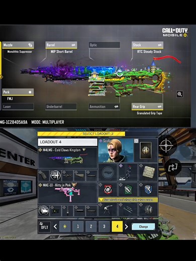 Buff M4LMG in Call of Duty Mobile