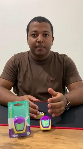 Fita dental que não desfia e desliza facilmente entre os dentes