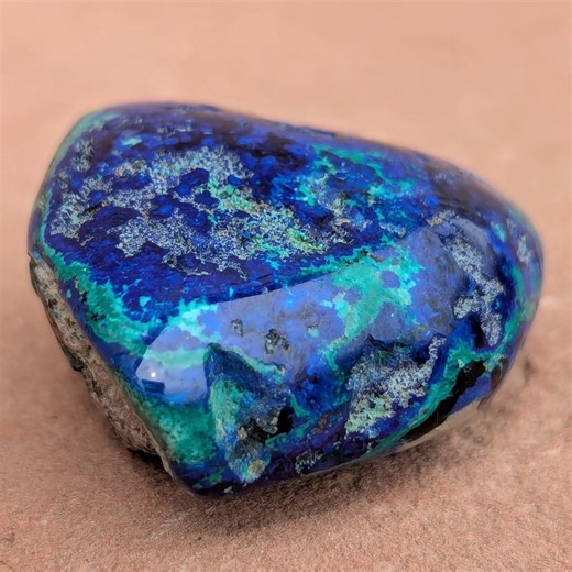 RESERVED for LIFEFORCE MINERALS High Grade Azurite Malachite on Matrix - Hand Polished United Verde Mine Mineral Specimen, Jerome Arizona - Etsy