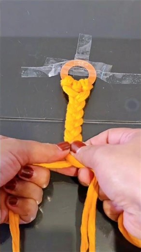 Knots Doing Overtime 😂 : Macrame Keychain Ideas #macrame #shorts #youtubeshorts #ytshorts #viral