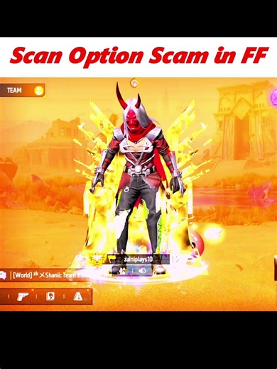 SCAN OPTION SCAM IN FREE FIRE#freefire #shortsfeed ‪@AmirExtra3‬ ‪@ROFENI‬ ‪@RaiStar‬ ‪@GyanGaming‬