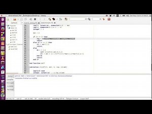 Fortran Programming Tutorials (Revised) : 038 : Determinant Using Subroutines and Functions