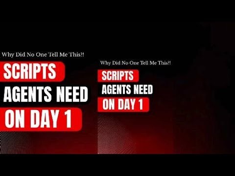 Scripts you need on day 1 Realtors!